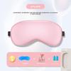 Двусторонняя шелковая маска для глаз для мужчин и женщин: Блокировка света, горячие/холодные компрессы для сна и релаксации