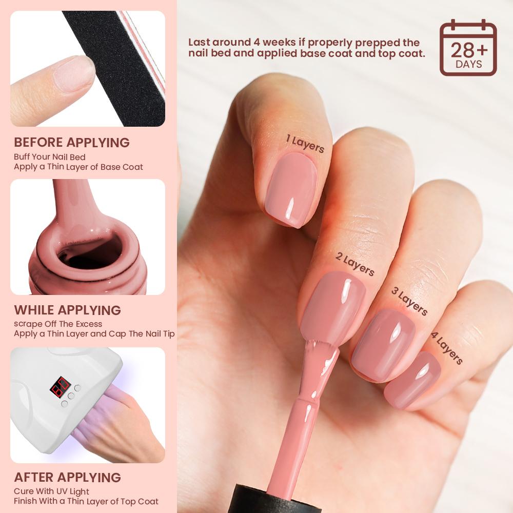 PHOENIXY Nail Art Kit 20 Colors Gel Nail Polish Set with 54W Nail Lamp and Nail Tools Complete Manicure Set for Nail Art Design