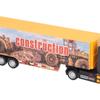 1/48 Transport Car Toy, Retractable Pedagogical Simulation Alloy, Plastic Carrier, Container Truck Model for Boys and Girls, Gifts