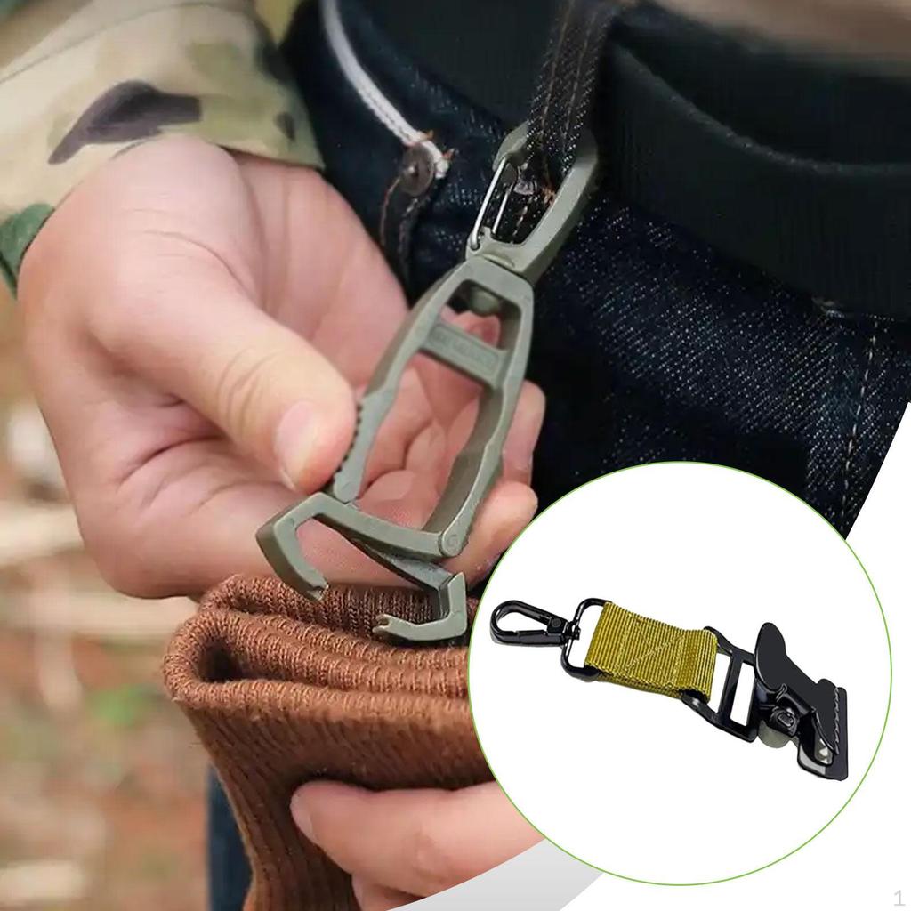 Firefighter Glove Clip Golf for Equipment Attachment Heavy Duty Nylon Strap