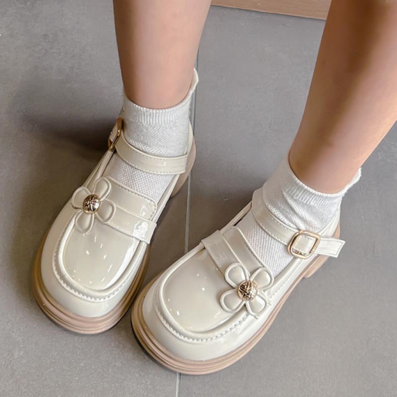 Маленькие кожаные туфли для девочек, новые туфли в британском стиле для маленьких девочек, детские черные туфли принцессы, туфли-лодочки