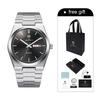 Gohuos 8807 Men's Luxury Fashion Watch and Accessories Luminous Quartz Waterproof  Stainless Steel Strap Wristwatch Male Watch
