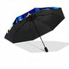 1pc Blue Yellow Flower Mandala Folding Umbrella, Durable, Suitable for Outdoor Activities or Rain, Suitable for Commuting yy251027125