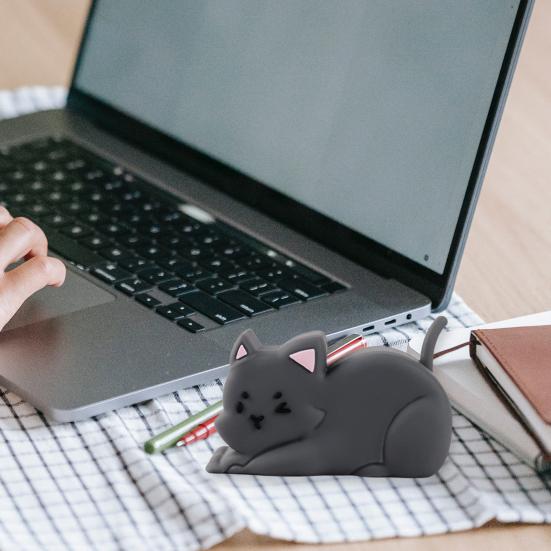 USB-док-станция для ноутбука в форме черной кошки, многопортовый USB 2,0, высокоскоростной USB-концентратор Type-C, аксессуары для ПК, в форме черной кошки