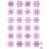 12/120pcs Christmas Fake Snowflake Paper Glitter Snow DIY Craft Hanging Pendant Home Party Xmas Tree Staircase Decoration Supply