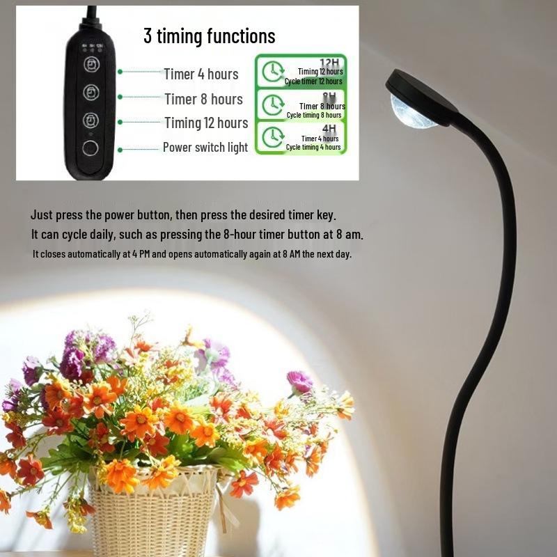 Full Spectrum Indoor Grow Light - Professional Floor Standing LED for Plants, Succulents, and Flowers