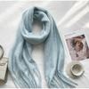 2025 20 Colors Solid Color Scarf Soft  Women's Pashmina Shawl Thickened and Warm Scarves Large Cashmere Shawl