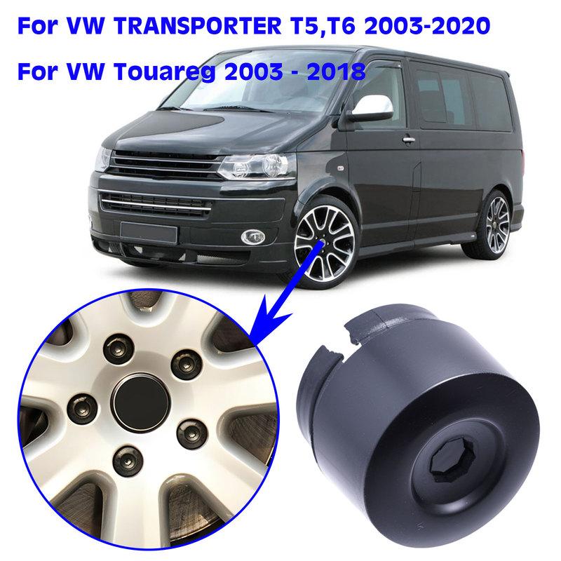7L6601173A 20Pcs Wheel Cover Hub Nut Bolt Covers Cap 19mm Auto Tyre Screws Exterior Protection for VW TRANSPORTER T5 T6 Touareg