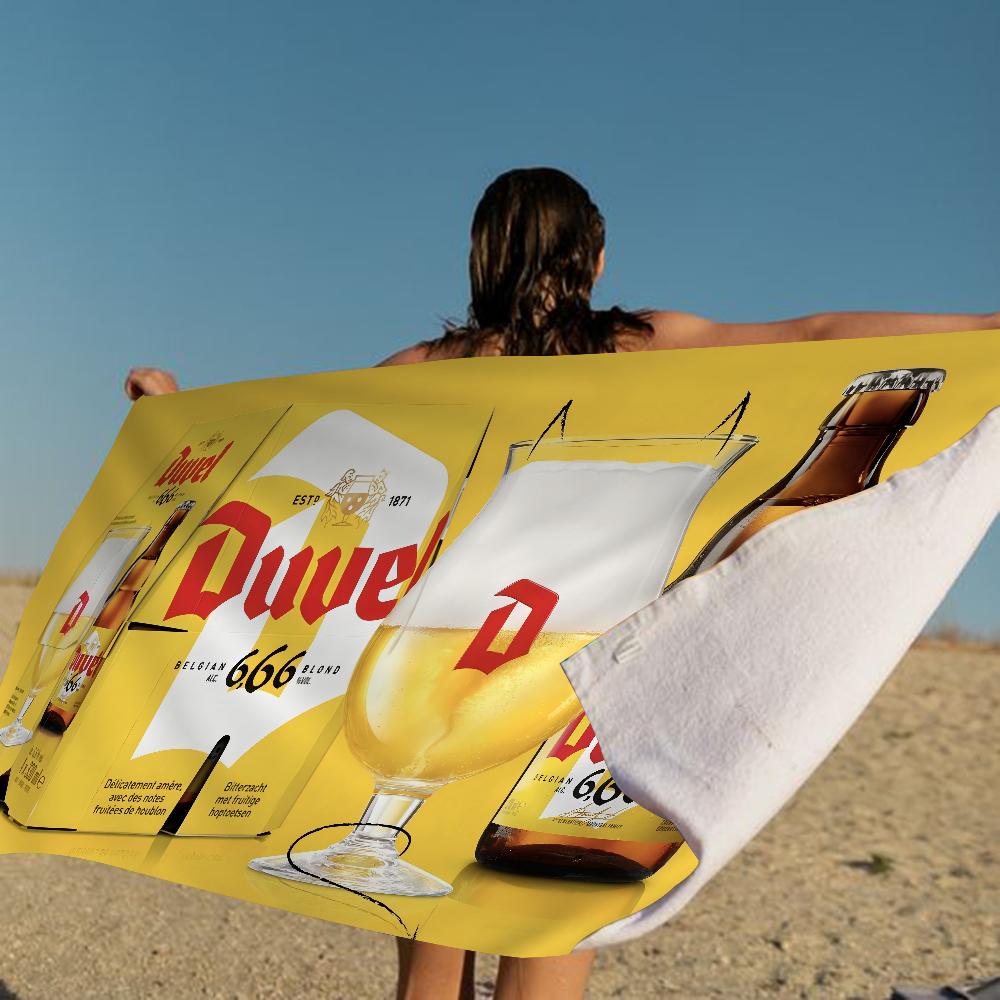 Мультяшное пляжное полотенце Duvel Beer Милый Кавайный Декор для Комнаты Ванны Девочки Дети Полотенца для Рук для Ванной Душа