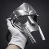 Маска Гладиатора в стиле MF DOOM – Ручная работа, Металлическая Маска для Лица с Зеркальной Отделкой для Косплея и Коллекционирования