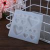 3D Lovely Heart Shape Silicone Mold Diy Jewelry Earrings Pendant Tools Kitchen Cake Baking Decoration Chocolate Mold