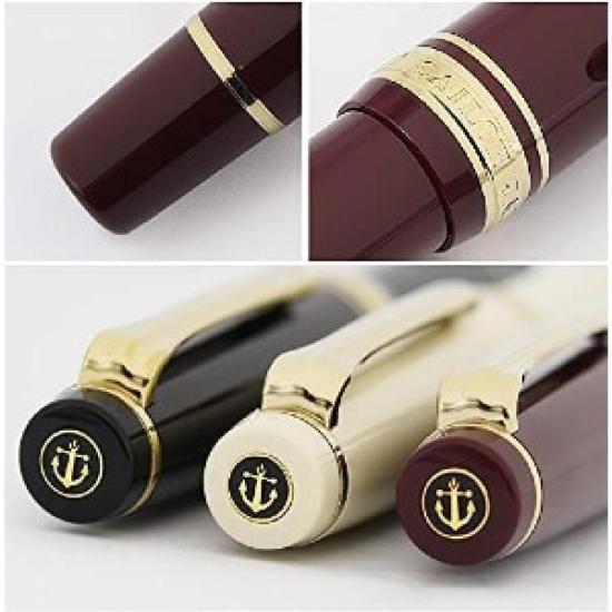 Sailor Professional Gear Slim Mini Maroon Medium Fine Nib 11-1303-332 with Converter