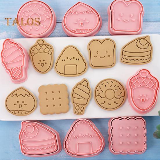 8 шт., форма для печенья, рождественская мультяшная форма для печенья, милые изысканные формочки для печенья «сделай сам», для домашнего фестиваля