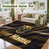 Crystal Velvet Square Rug Custom NameWigan Warriors Pattern Non Slip Home Floor Decor Rug