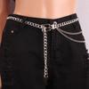 Multilayer Metal Chain Punk Dress Ladies Waist Chain Belt High Quality Waist Chain