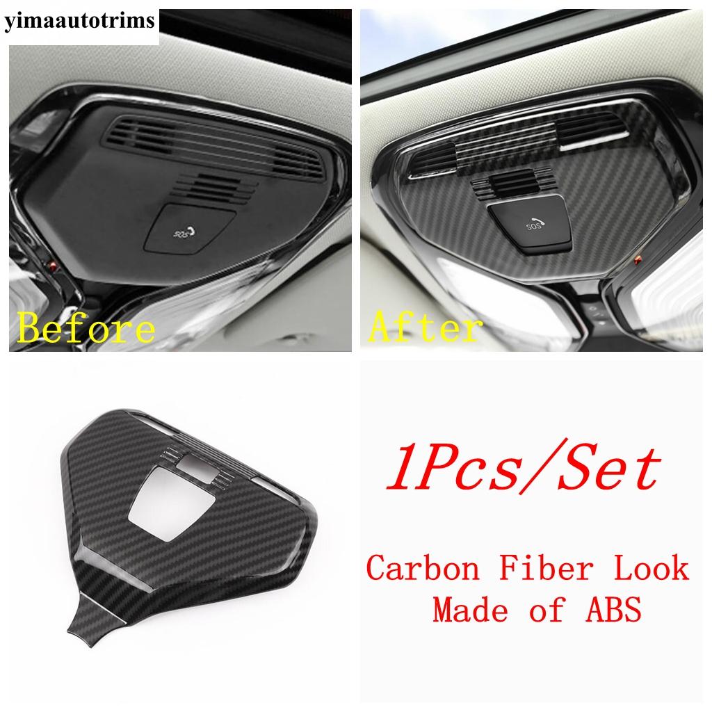 Gear Panel / Dashboard Frame / Window Lift /Navigation Strip Cover Trim For BMW X3 iX3 X4 G01   Carbon Fiber Accessories