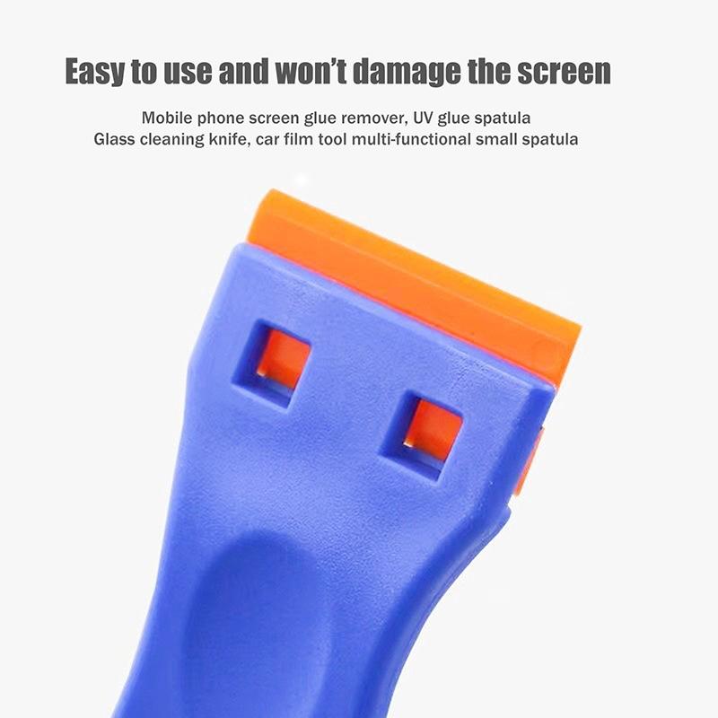 1 комплект для удаления наклеек с автомобиля, многоцелевой пластиковый небольшой инструмент для нанесения автомобильной пленки, бытовой скребок для чистки стекол