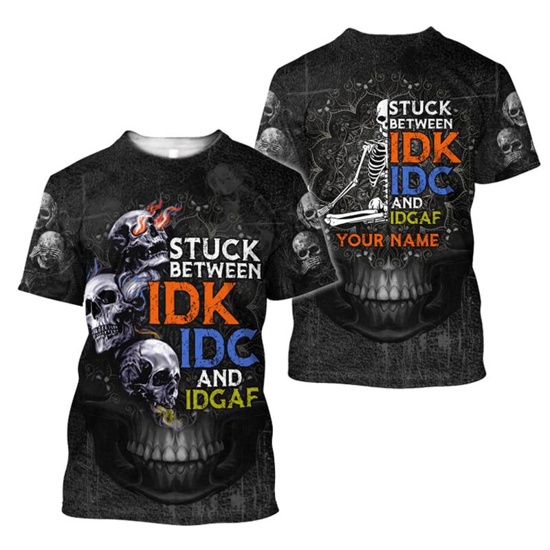 Мужские футболки, новые футболки с 3D изображением ужасов и черепа, летняя модная футболка в стиле ретро, ​​мужская одежда с круглым вырезом, футболки больших размеров