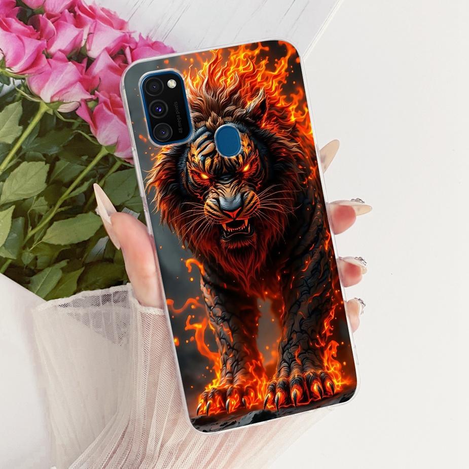 Чехол для Samsung Galaxy M21 SM-M215F Новый модный расписной чехол Мягкий силиконовый чехол для Samsung M21 2021 M 30 s Galaxy M30s Fundas