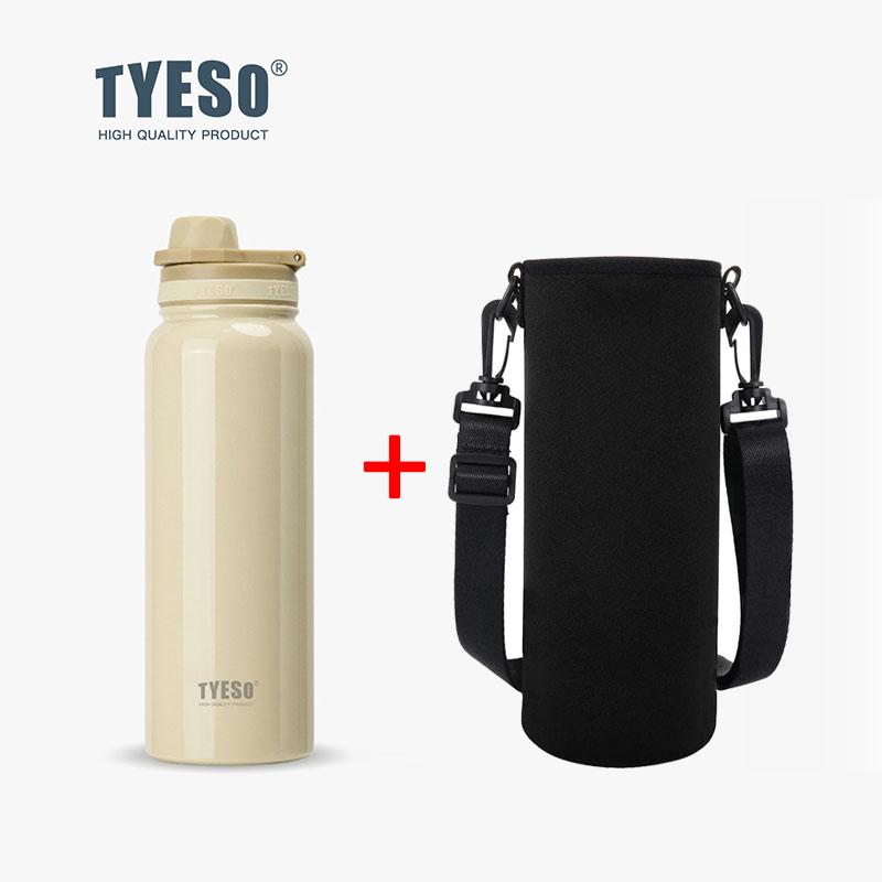 TYESO Термос-бутылка Автомобильный термостакан Бутылка для воды для активного отдыха Путешествий Вакуумные термосы Термокружка из нержавеющей стали