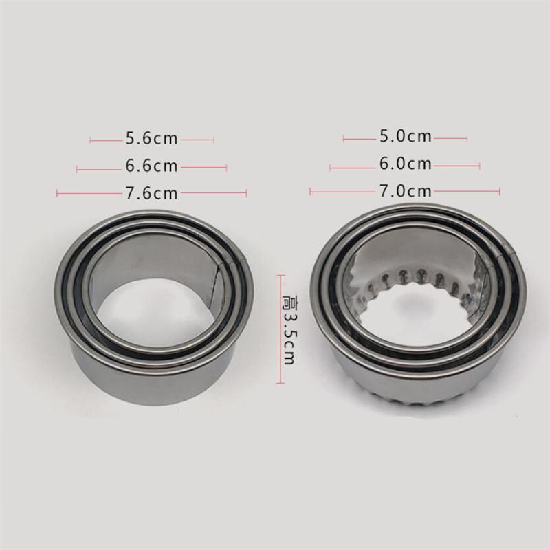 3 шт./набор из 304 нержавеющей стали, резак для пельменей, форма для пельменей, устройство для прессования теста, инструменты для блинов, обертки, формы для кухни