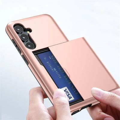 Для Samsung S25 Edge S24 Ultra S23 S21 FE S22 Plus + A56 A55 A36 A16 5G Чехол-кошелек для телефона с держателем для скрытого слота для карт