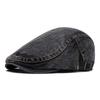 Spring Autumn Denim Beret Men Women Cap Thin Breathable Forward Cap