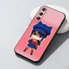 Чехол для телефона Mita Game M-MiSide для Samsung Galaxy A73, A72, A71, A70, A52, A51 и других. Мягкий черный чехол