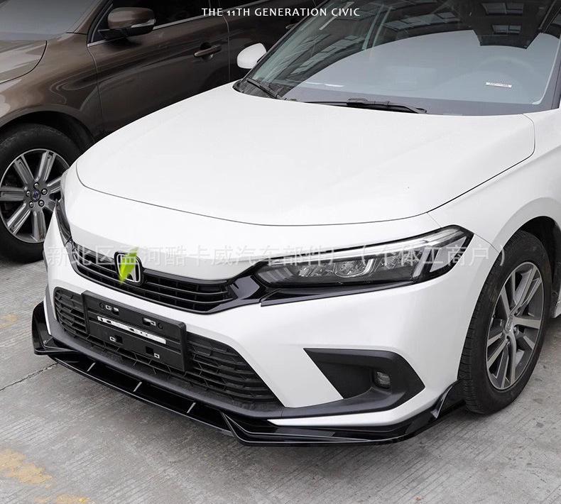 Non-Drill Front Lip & Side Skirts for 2022-2024 Civic (11th Gen)