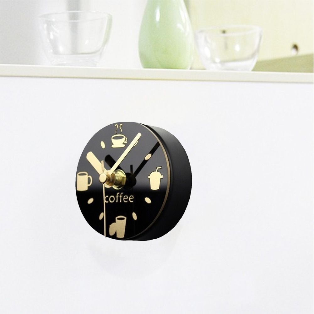 Creative Refrigerator Sticker Portable Fridge Magnet Crafts Refrigerator Clock Living Room