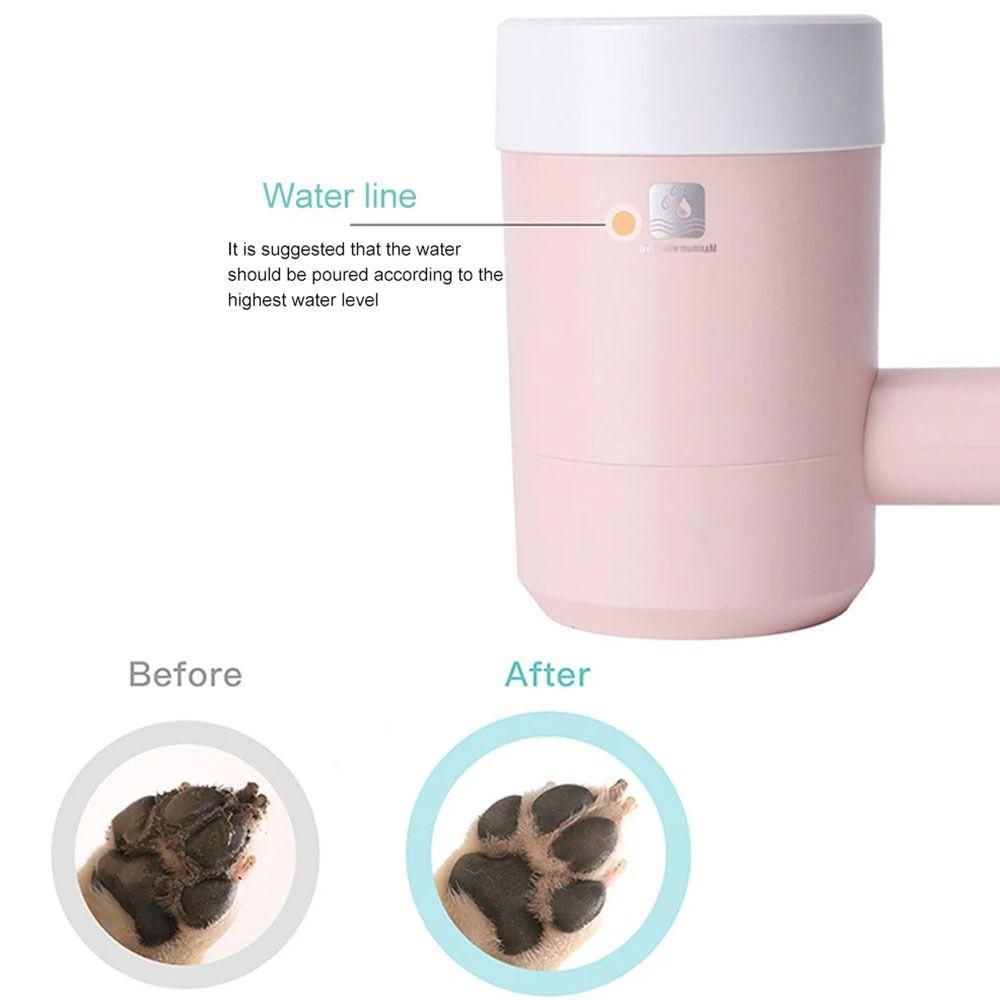 Automatic Dog Paw Cleaner Cup Soft Silicone Dog Feet Washer Pet Foot Washing Cup Dirty Paw