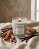 soy candle with a wooden wick + VANILLA SANDAL