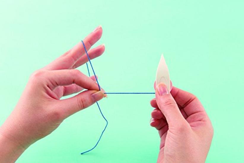 Инструмент для плетения кружева фриволите Clover, Челнок/Катушка для фриволите, Белый, 57-737