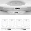 8PCS Clear Car Door Handle Bowl Protector Scuff Guard Anti Scratch For Lexus