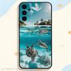 Cool Ocean Turtle Phone Case for Samsung S26 S24 S22 S25 Ultra S9 S20 FE S23 Plus S10 S21 Shockproof Funda Cover