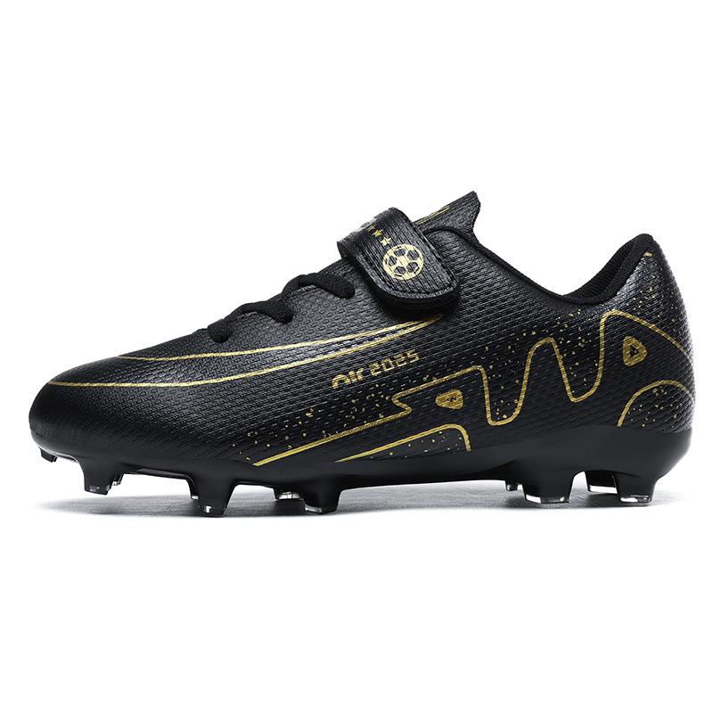 Children's football shoes Velcro Boys and girls long nails broken nails Primary and secondary school students game sports shoes