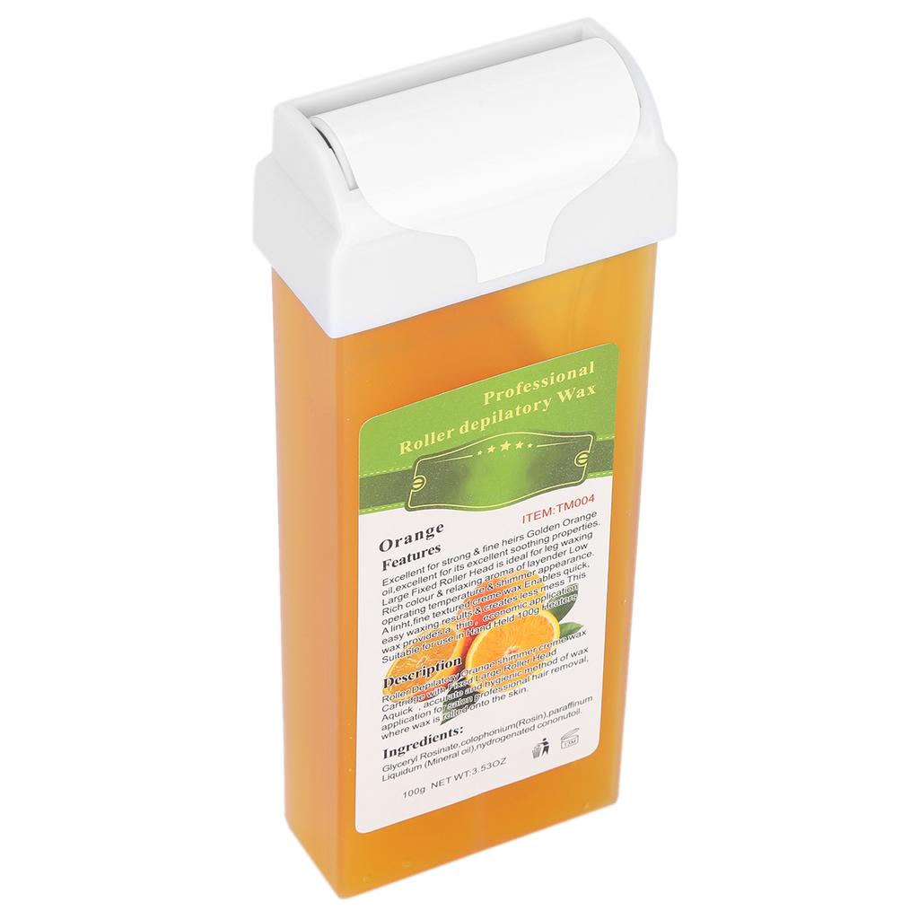 100g Professional Roller Depilatory Wax Home Hair Removal Large Area Body Hair Removal Wax Roller