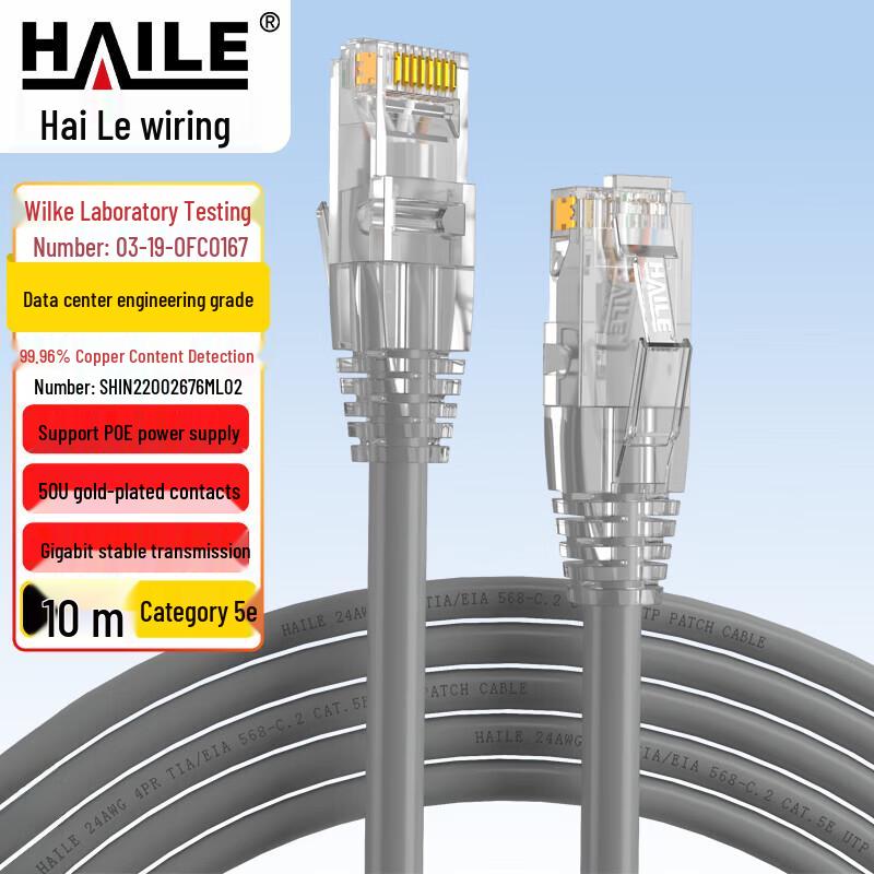 HAILE Ethernet-кабель Cat5e из чистой меди
