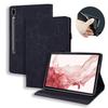 Чехол для планшета Samsung Galaxy Tab S10 Ultra/S9 Ultra/S8 Ultra с отделениями для карт, кожаная обложка, цветочный узор