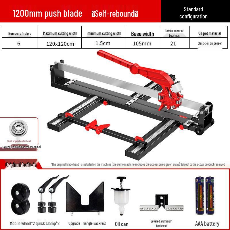 Прецизионный ручной стальной плиткорез для домашнего использования