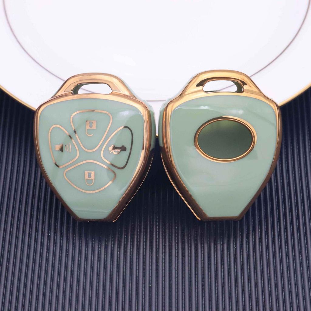 2 Buttons TPU Key Case Cover for TOYOTA Corolla Hilux Vitz Rav4 Aqua Camry Land Cruis Remote Key Shell Fob