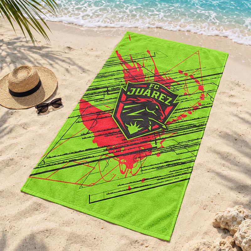 FC Juarez Microfiber Beach Towel Quick Dry Sand Free Lightweight Beach Towels for Travel Swimming Camping