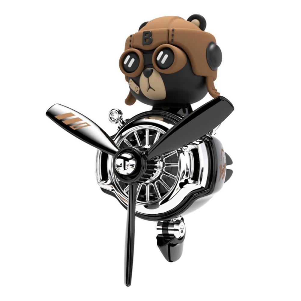 Освежитель воздуха с трясущейся головой, пропеллер для автомобильного вентиляционного отверстия, диффузор для куклы-скелета, автомобильные ароматизаторы, Air Pilot Skul Z4M8