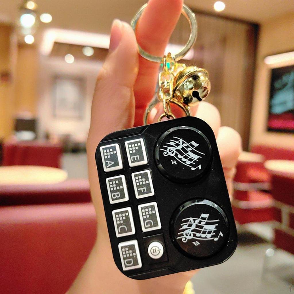 Подвеска для ключей DJ с подсветкой, декоративный музыкальный инструмент для музыки