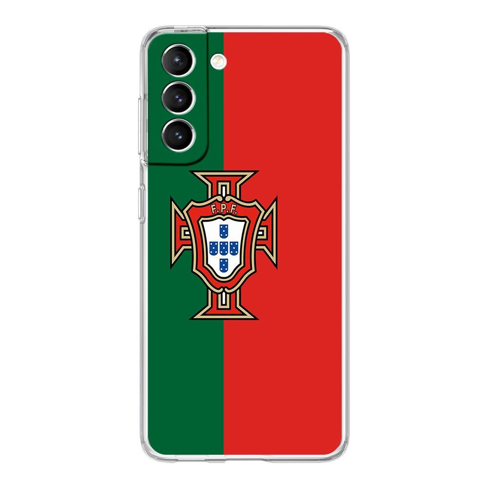Чехол для телефона с флагом Португалии Soccer 7 для Samsung Galaxy S22 5G S20 Ultra S21 FE 5G S10E S9 S8 S10 Plus Note 20 10, мягкий прозрачный чехол