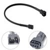 4Pin PWM Fan Extension Cable For PC Cooling Supports Speed Controls Sync And Independent Power Input High Efficiency
