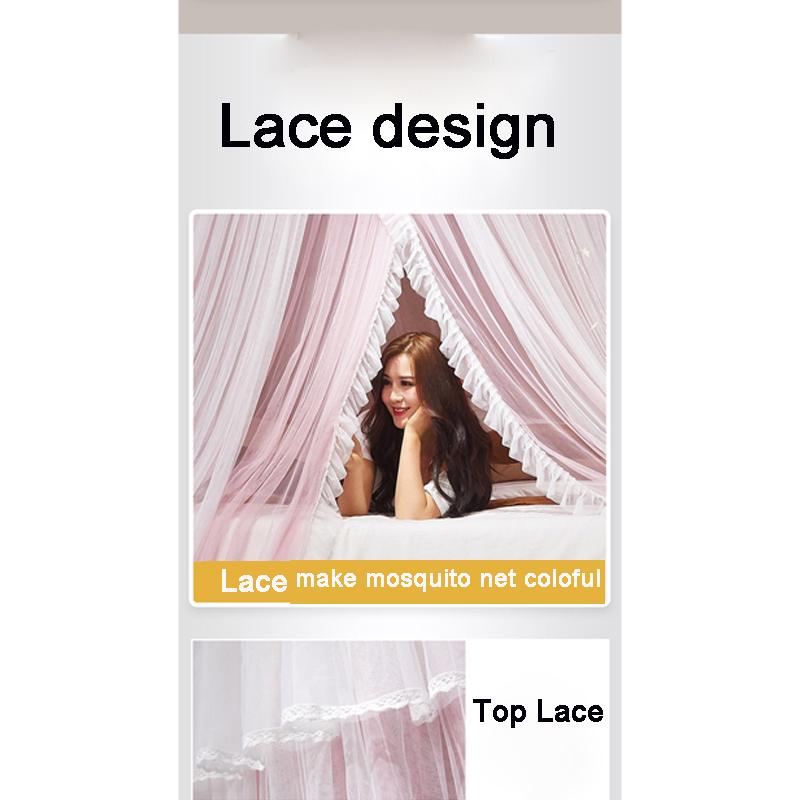 Противомоскитная сетка с балдахином для двуспальных кроватей, палатка с репеллентом от насекомых, отклонение от насекомых, занавеска для кровати с балдахином, палатка для кровати