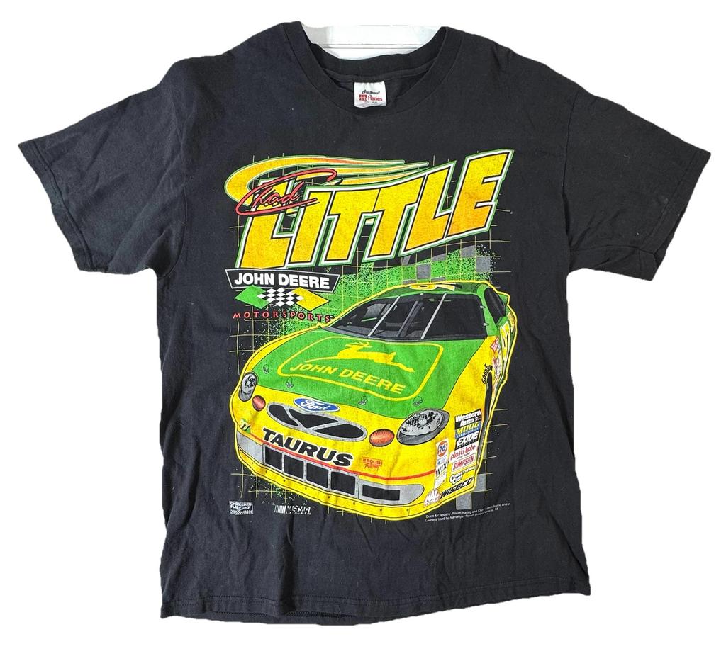 Vintage Chad Little Nascar #97 John Deere T Shirt Sz Large Roush Ford Unisex T-Shirt