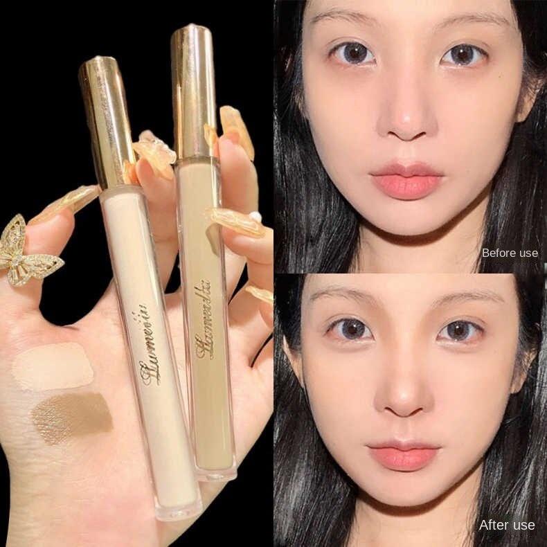 Жидкий хайлайтер-стик-консилер Жидкий осветлитель лица Sleeper Bombyx для скрытия пятен от прыщей Разглаживающая жидкость Увлажняет на длительное время Студент