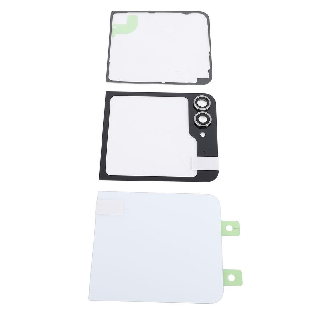 Flip Phone Back Cover Glass with Pre Installed Lens Repair Tool Kit Flip Phone Back Glass Replacement for Galaxy Z Flip